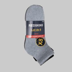 Lot de 8 paires de socquettes cyrian Homme REDSKINS