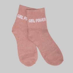 Chaussette saumon girl power a paillette em-ch-xgs2630 Femme EMERAUDE