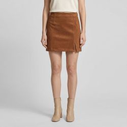 Jupe courte Félia zippée avec fente suédine Femme VERO MODA