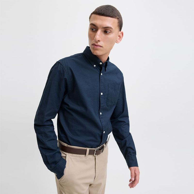 Chemise jwhclassic oxford navy blazer 12116268 4573 Homme JACK & JONES
