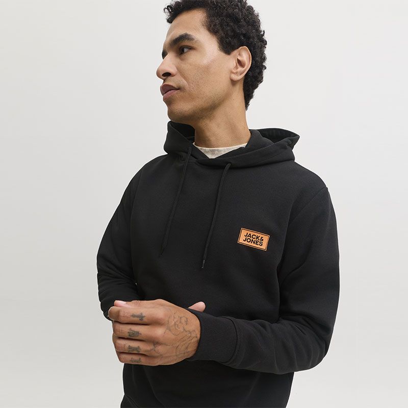 Sweat jjrush black 12298428 4574 Homme JACK & JONES