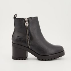 BOTTINE A TALON BLACK/DARK GREY 37CE325-610-122 T36/41
