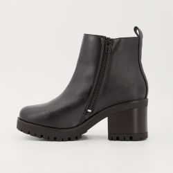 BOTTINE A TALON BLACK/DARK GREY 37CE325-610-122 T36/41