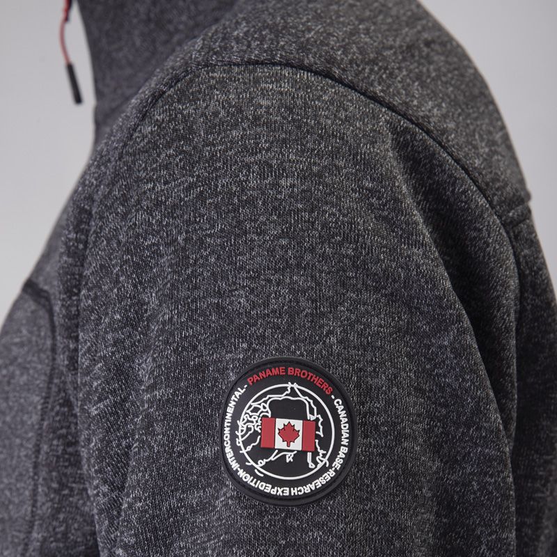 Veste polaire black sonny-ds Homme PANAME BROTHERS