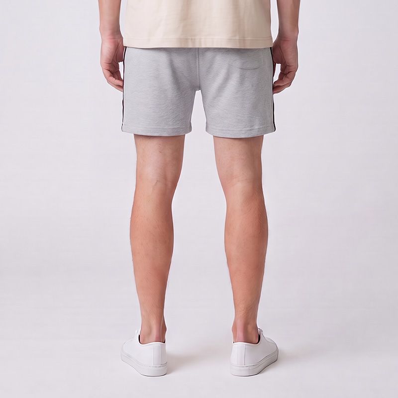 Bermuda coton effet jogging avec bandes Homme LOTTO