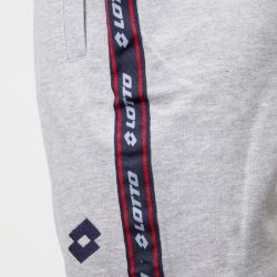 Bermuda coton effet jogging avec bandes Homme LOTTO