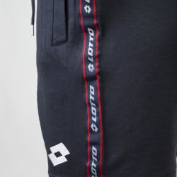 Bermuda coton effet jogging avec bandes Homme LOTTO