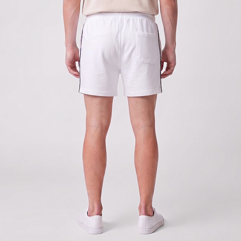 Bermuda coton effet jogging avec bandes Homme LOTTO