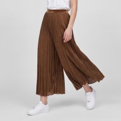 Jupe culotte longue plissée à paillettes Femme DIXIE