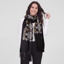 Echarpe brode gp-ff-226016 Femme GERARD PASQUIER