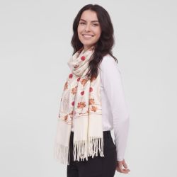 Echarpe brode gp-ff-226016 Femme GERARD PASQUIER