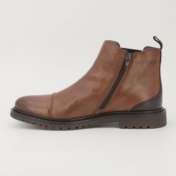 Bottine cognac 325ate355000-6300 t40/46 Homme BUGATTI