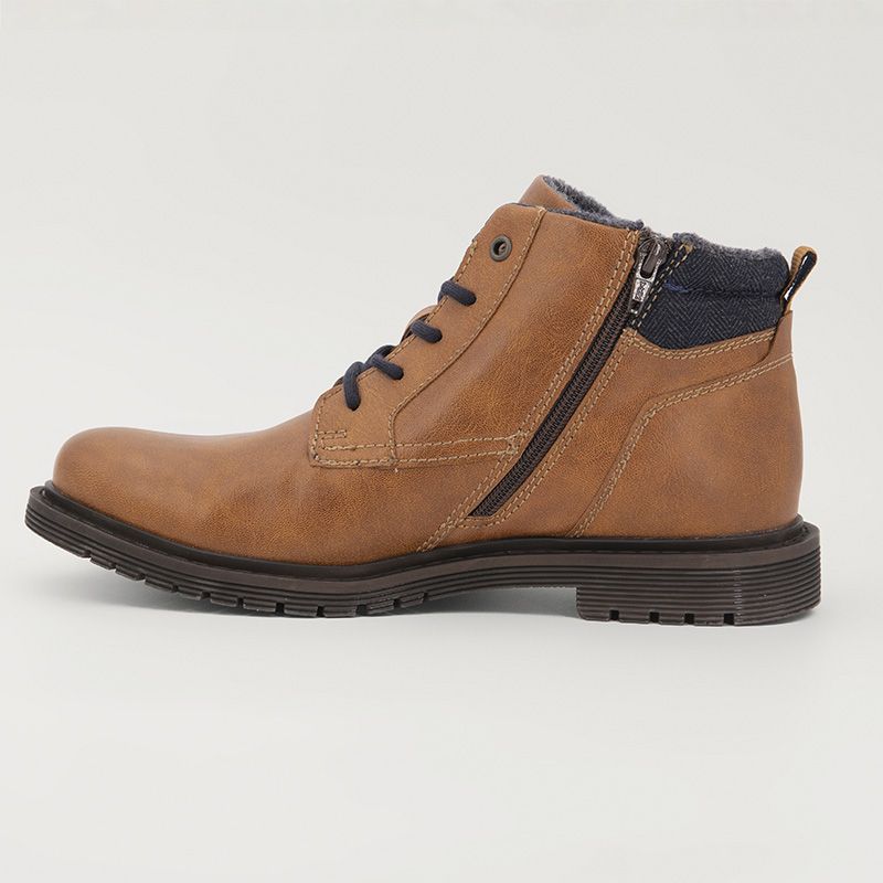 Bottine cognac 325ate365000-6300 t41/46 Homme BUGATTI