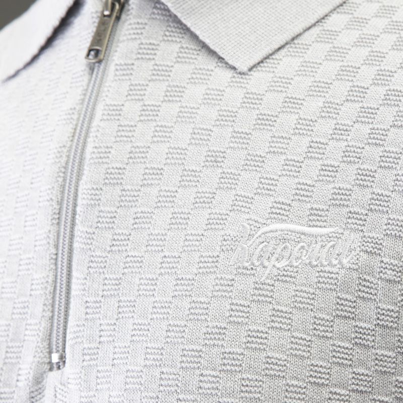 Pull col polo zippe licinio Homme KAPORAL