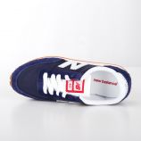 Baskets sneakers U410NY bleu marine enfant NEW BALANCE marque pas cher prix dégriffés destockage