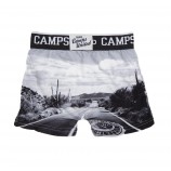 Boxer gris motifs enfant CAMPS UNITED marque pas cher prix dégriffés destockage
