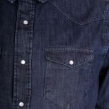 Chemise en jean bleu brut homme ARTISTS marque pas cher prix dégriffés destockage