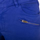 Pantalon en toile bleu électrique femme BEST MOUNTAIN marque pas cher prix dégriffés destockage