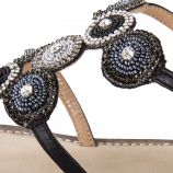 Sandales à perles et brillants OCHANA femme LES TROPEZIENNES marque pas cher prix dégriffés destockage