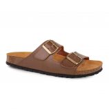 Mules cuir toile légère double bride homme WHY LAND marque pas cher prix dégriffés destockage