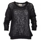 Pull uni en maille fine femme AMERICAN VINTAGE marque pas cher prix dégriffés destockage