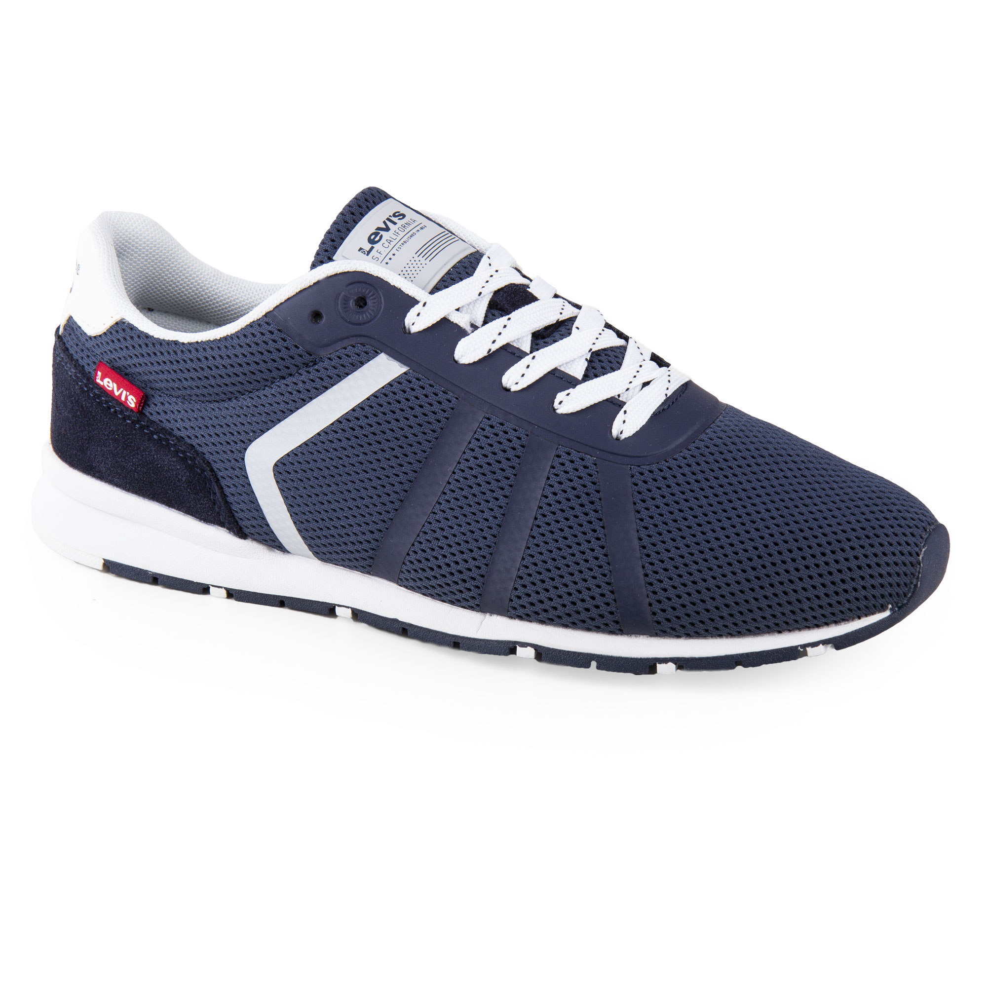 Baskets souples toile aérée homme Levi's à prix dégriffé