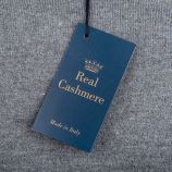 Pull laine cachemire col V coudières Homme Real Cashmere marque pas cher prix dégriffés destockage