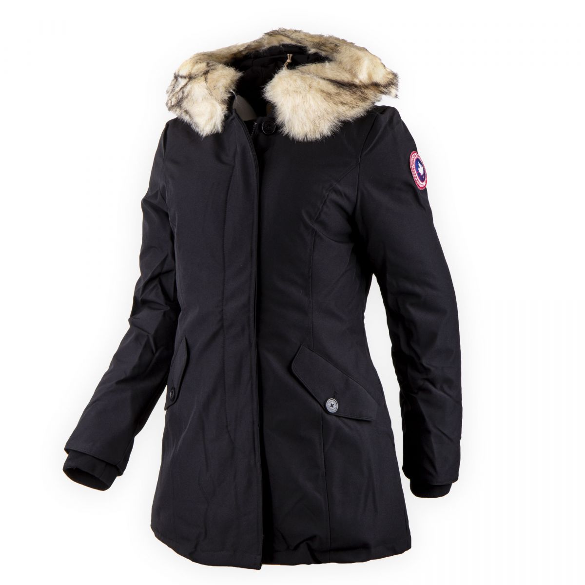 Parka Nina mi longue imperméable respirante capuche fausse Parka imperméable capuche fausse fourrure Femme PARAGOOSE à prix