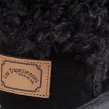 Boots Chazel montantes fourrées noires Femme LES TROPEZIENNES marque pas cher prix dégriffés destockage