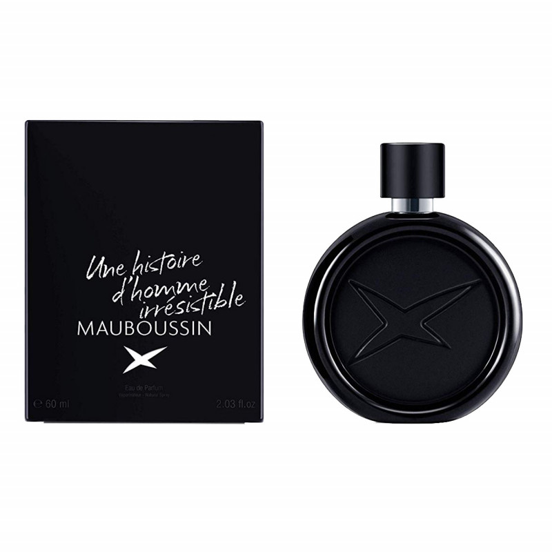 Eau de parfum "Une histoire d'homme irrésistible" 60ml Homme MAUBOUSSIN marque pas cher prix dégriffés destockage