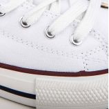 Tennis montantes en toile blanches Femme VICTORIA marque pas cher prix dégriffés destockage