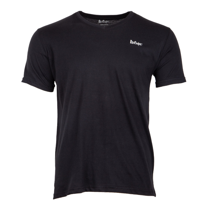 Tee shirt manches courtes col V simple coton Homme LEE COOPER marque pas cher prix dégriffés destockage
