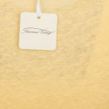 Tee-shirt lin jaune manches courtes quin55e16 Femme AMERICAN VINTAGE marque pas cher prix dégriffés destockage