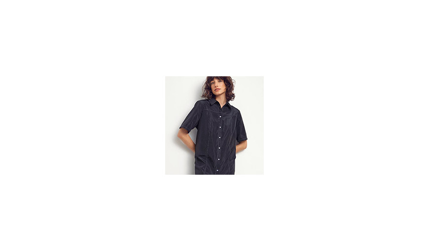 Tunic D'été Pour Femme - Blanc Et Noir, Taille Unique, Occasion En Très Bon état, Style Décontracté